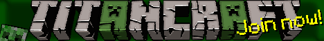 Titancraft Minecraft Server banner