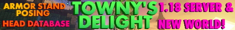 Townys Delight Minecraft Server banner