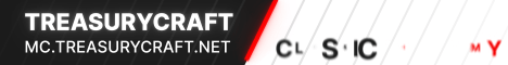 TreasuryCraft Minecraft Server banner