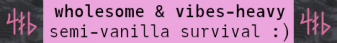 UltraVanilla Minecraft Server banner