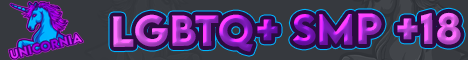 Unicornia PvE SMP Minecraft Server banner