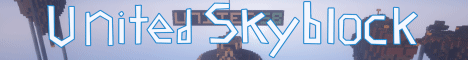 United Skyblock Minecraft Server banner