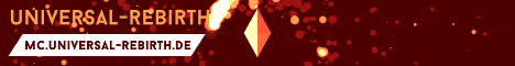 Universal-Rebirth Minecraft Server banner