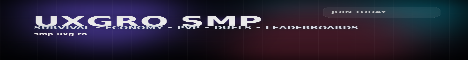 Uxgrosmp Minecraft Server banner