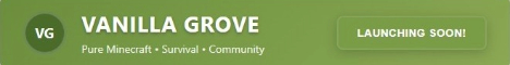Vanilla Grove Minecraft Server banner