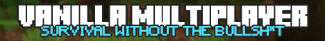 Vanilla Multiplayer Minecraft Server banner