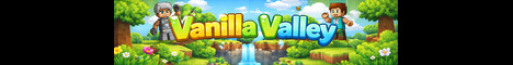 Vanilla Valley Minecraft Server banner