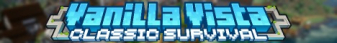 Vanilla Vista Minecraft Server banner