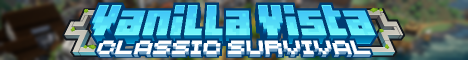 Vanilla Vista Minecraft Server banner
