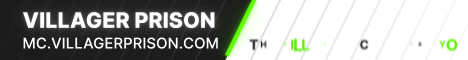 Villager Prison Minecraft Server banner