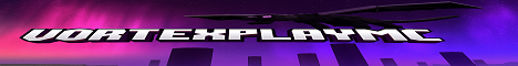 VortexPlayMC Minecraft Server banner