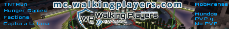 WalkingPlayers Minecraft Server banner