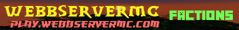 WebbServerMC Minecraft Server banner