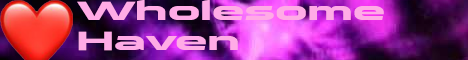 Wholesome Haven Minecraft Server banner