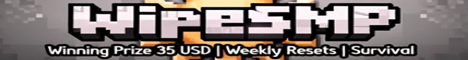 WipeSMP Minecraft Server banner