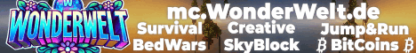 WonderWelt Minecraft Server banner
