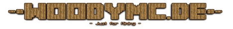 WoodyMC.de Minecraft Server banner