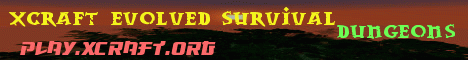 Xcraft Evolved Survival Minecraft Server banner