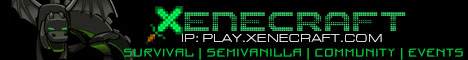 XeneCraft Minecraft Server banner