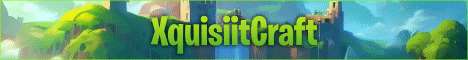 XquisiitCraft SMP Minecraft Server banner