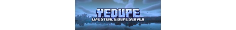 Yedupe Minecraft Server banner