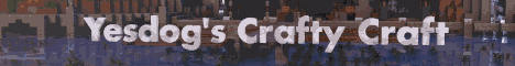 Yesdogs Crafty Craft Minecraft Server banner