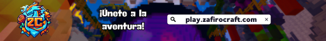 Zafirocraft Network Minecraft Server banner