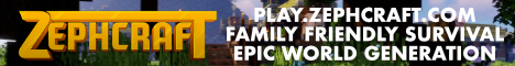 ZephCraft Minecraft Server banner